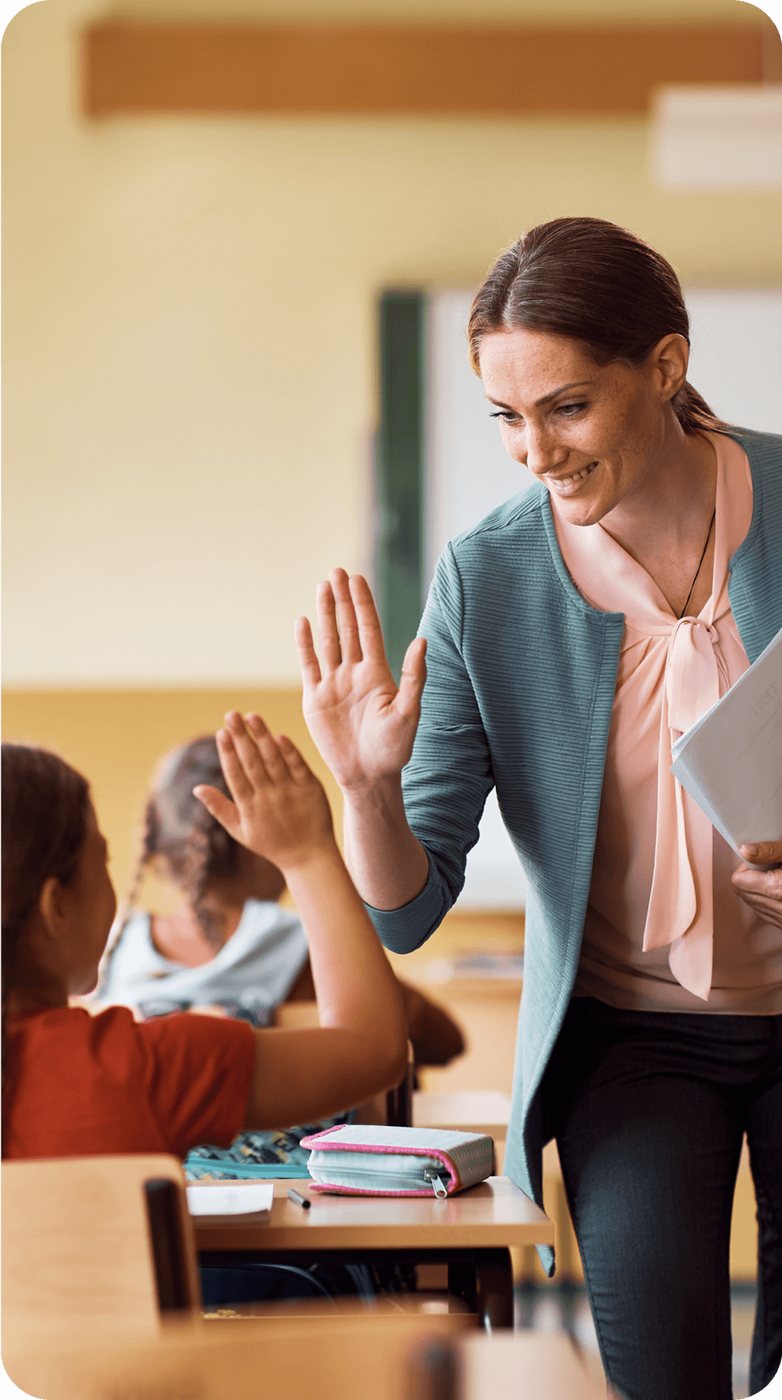 A clinician working with a young person