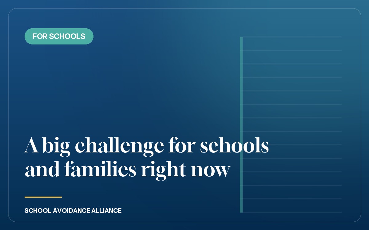 A big challenge for schools and families right now