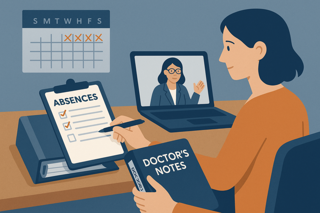 To avoid credit loss or legal trouble, create a consistent system for tracking and documenting absences. Begin by notifying the school the same day your child misses class, and follow up with any required forms or doctor's notes. Keep a dedicated binder or digital folder with copies of all communication, documentation, and medical records. Building a relationship with the attendance clerk early in the school year can also help streamline communication and avoid misunderstandings.