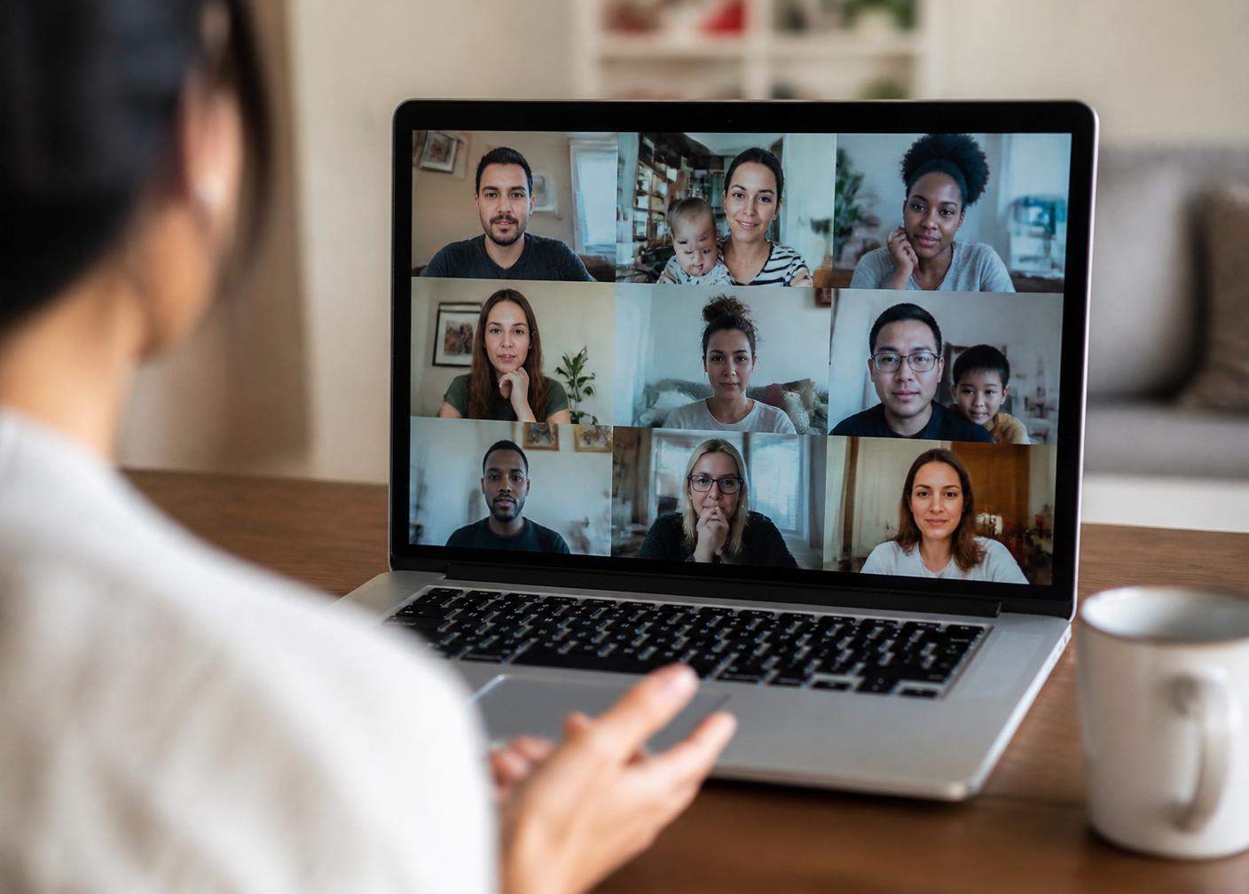Parents on a live biweekly peer support call