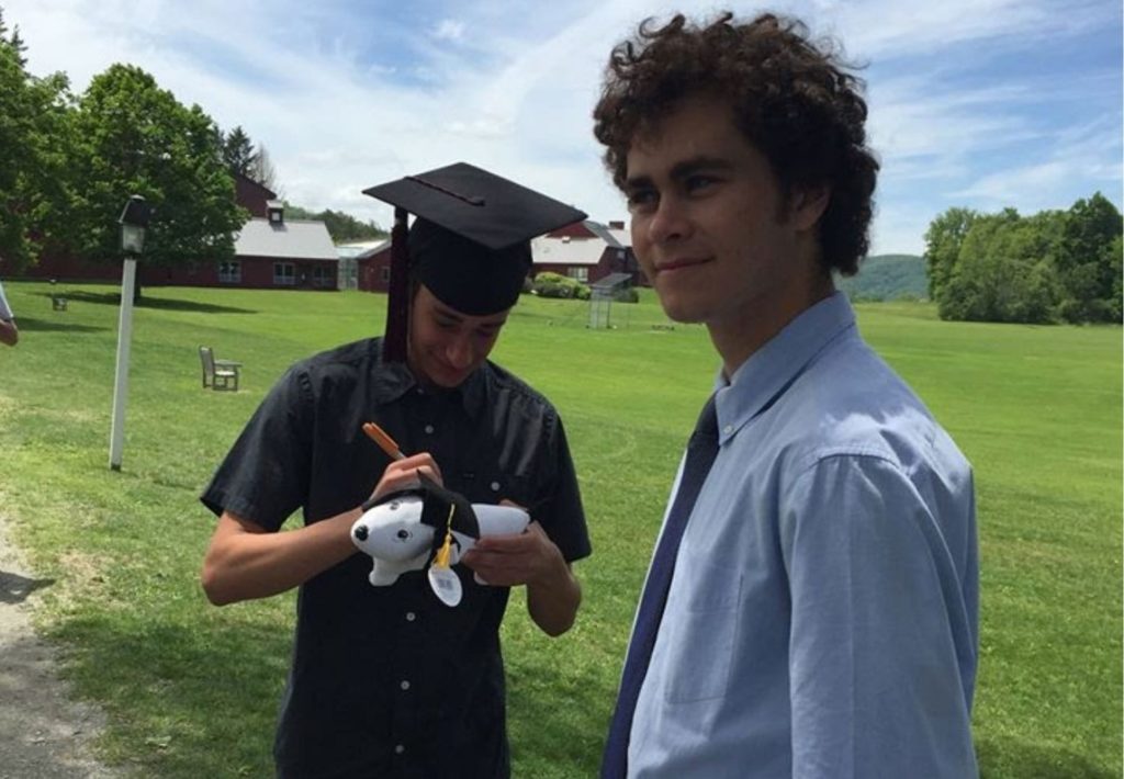Two teens graduating