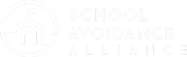 School Avoidance Alliance Logo White